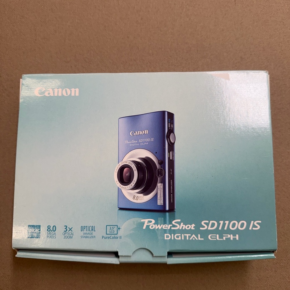 Canon PowerShot SD1100 IS Digital Camera - Blue